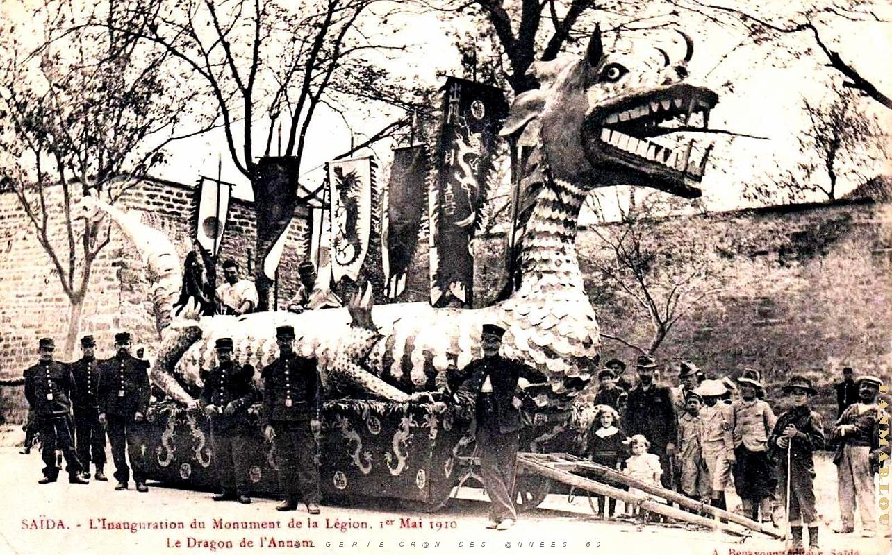 2255- Saida - Legion - Inauguration Monument - Dragon - 1910.jpg
